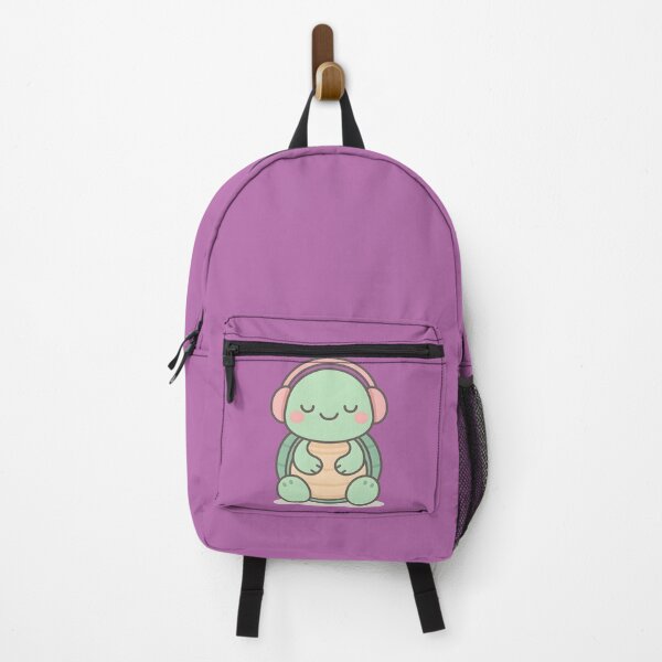 Item preview, Chill Turtle with Headphones – Cute Music Lover Sticker designed and sold by KawaiiOrbit.