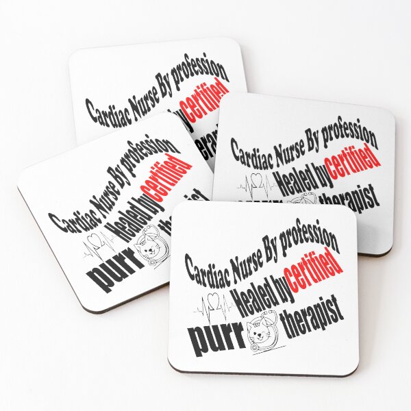 Item preview, Cardiac Nurse by profession, healed by certified purr therapist designed and sold by ShuaibDesigns.