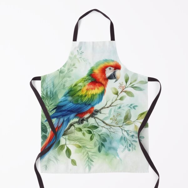 Item preview, Scarlet Macaw in the Tropics designed and sold by TinCatOutPost.