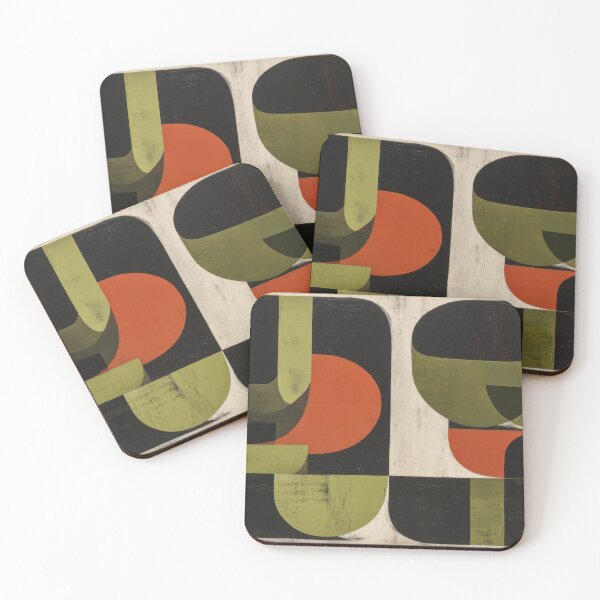 Item preview, Modern shapes and colors on canvas designed and sold by anytka.