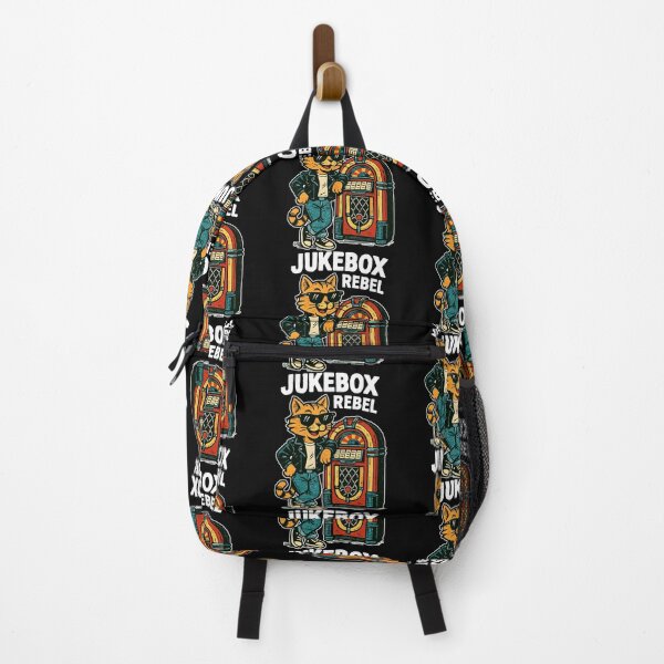 Item preview, Jukebox Rebel: Cool retro cat in comic style designed and sold by Pineapple-Tree.