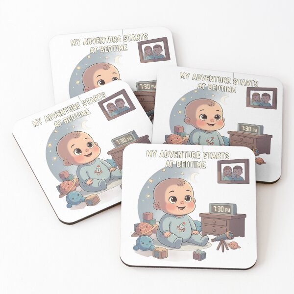 Item preview, Little Astronaut's Bedtime Adventure - Cute Space Toddler designed and sold by Crown & Claw.