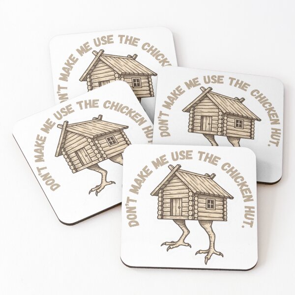 Item preview, Baba Yaga Funny Folklore Design – “Don’t Make Me Use the Chicken Hut” Slavic Myth  designed and sold by CulturalCurios.