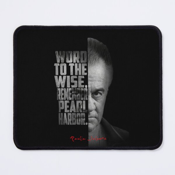 Item preview, Paulie Walnuts Gualtieri The Sopranos Quote Poster designed and sold by Enea Kelo.