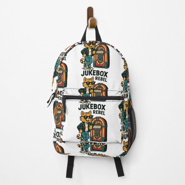 Item preview, Jukebox Rebel: Cool retro cat in comic style designed and sold by Pineapple-Tree.