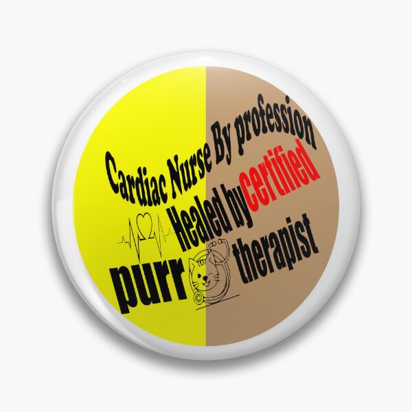 Item preview, Cardiac Nurse by profession, healed by certified purr therapist designed and sold by ShuaibDesigns.