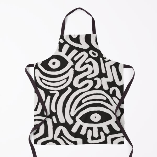 Item preview, Black and white abstract squiggles designed and sold by pandyxo.
