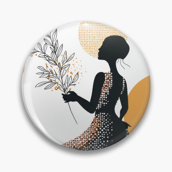 Item preview, Woman holding a branch while sitting designed and sold by anytka.