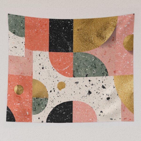 Item preview, Vibrant shapes on a surface designed and sold by anytka.