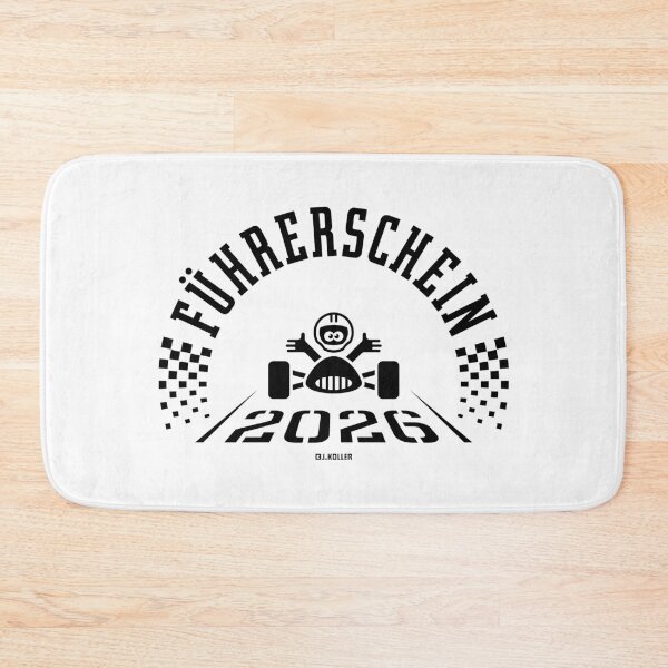Item preview, Driving licence 2026 (new driver / finish line / Black) designed and sold by Roderix.