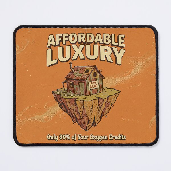 Item preview, Affordable Luxury Retro Futuristic Housing Illustration designed and sold by SavinMercantile.