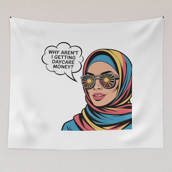 Item preview, Funny Retro Vintage "Why Aren't I Getting Daycare Money" Design designed and sold by Peter Stawicki.