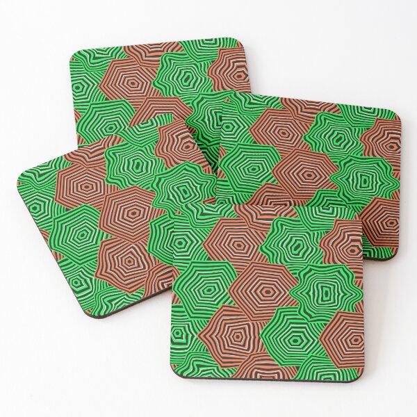 Item preview, Colorful Retro ArtNouveau Pattern  designed and sold by Codingart9.