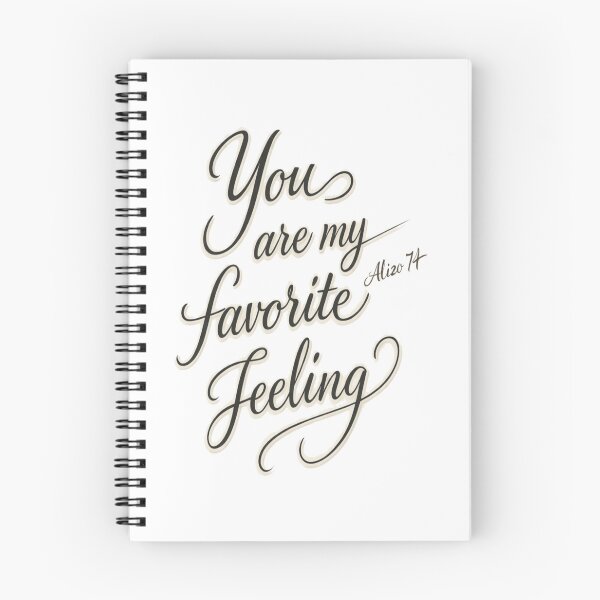 Item preview, You Are My Favorite Feeling – Romantic Typography Quote Design designed and sold by alizo74.