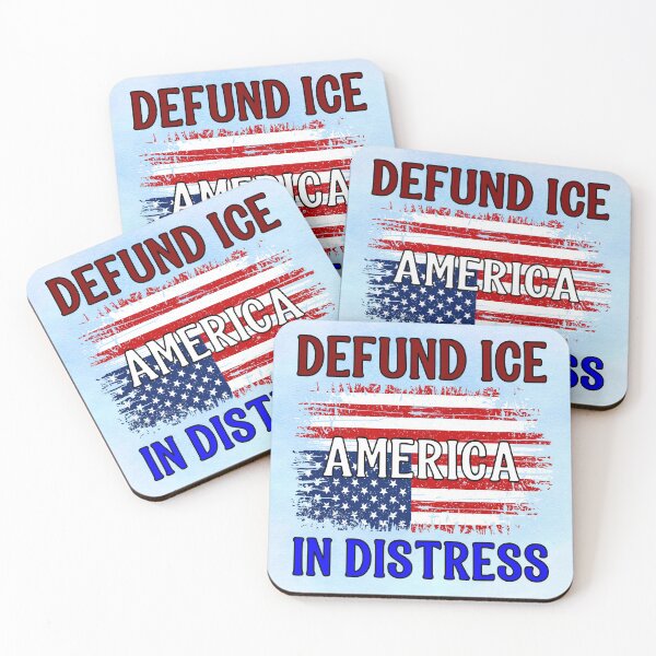 Item preview, Defund ICE – America in Distress designed and sold by MysticOzzy.