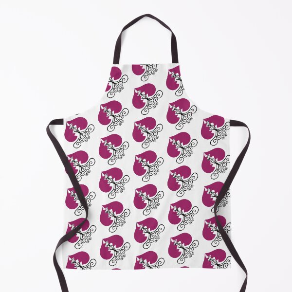 Item preview, Maroon & Black Broken Hearts Cascading on White designed and sold by Digitalmyth's Designs.