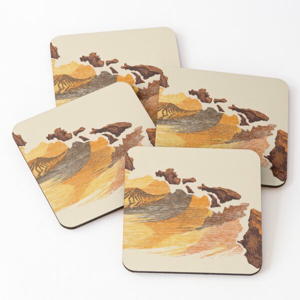 Item preview, Map of Hawaii with land formations designed and sold by anytka.