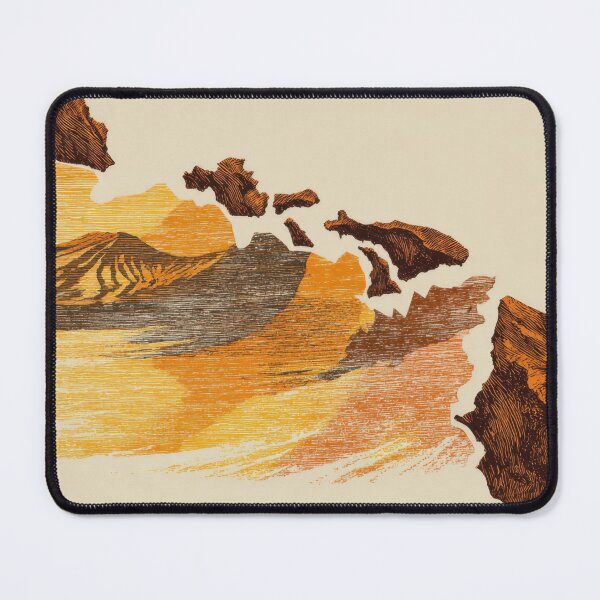 Item preview, Map of Hawaii with land formations designed and sold by anytka.