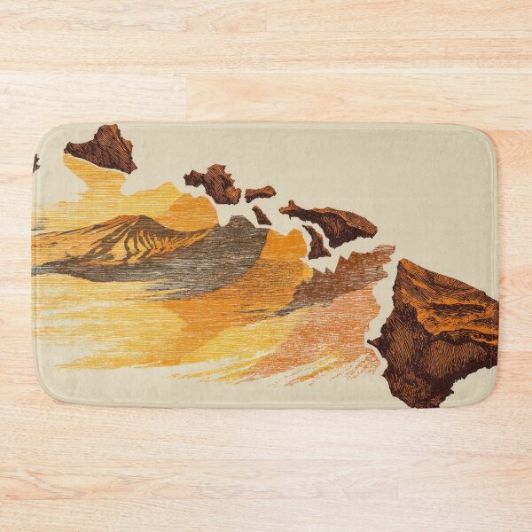 Item preview, Map of Hawaii with land formations designed and sold by anytka.