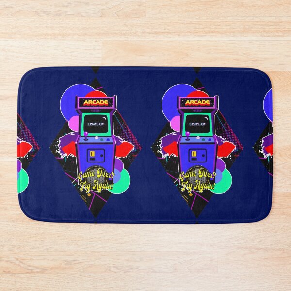 Artikelvorschau, Level Up Game Over Try Again - Retro Arcade - Game Over Sticker entworfen und verkauft von Topoartispp.