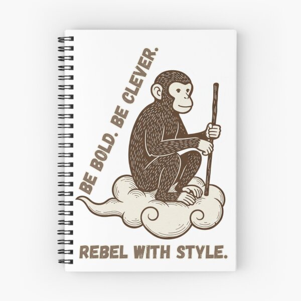 Item preview, Monkey King Design – “Be Bold Be Clever Rebel With Style” Chinese Mythology Story designed and sold by CulturalCurios.