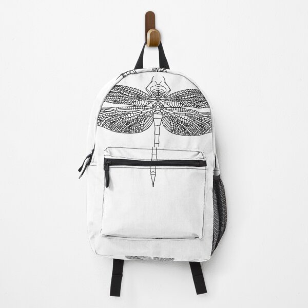 Item preview, Elegant minimalist Dragonfly black line drawing  designed and sold by hollycooper.