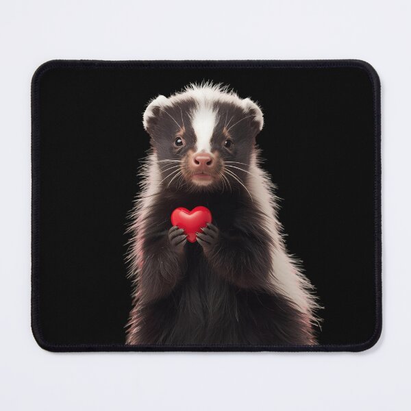 Item preview, Skunk holding a heart 2 designed and sold by Neon G.
