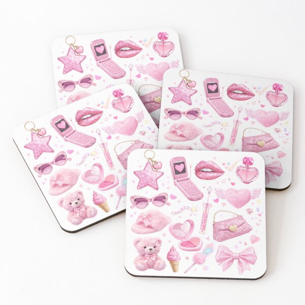 Item preview, Pink Sparkle Y2K Coquette Graphic Elements, Ultra-Feminine Glitter Aesthetic Motif Pack designed and sold by AbstractRevival.