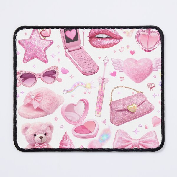 Item preview, Pink Sparkle Y2K Coquette Graphic Elements, Ultra-Feminine Glitter Aesthetic Motif Pack designed and sold by AbstractRevival.