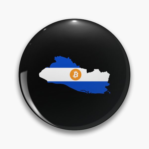 Item preview, El Salvador Map Bitcoin designed and sold by CyberRex.
