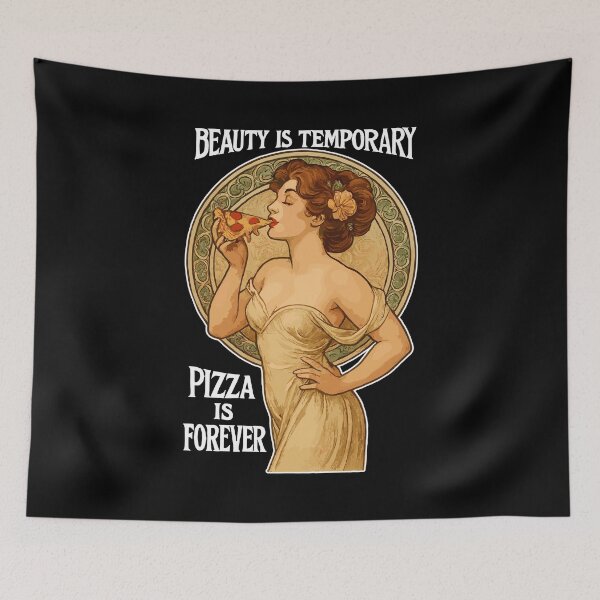 Item preview, Pin-Up Pizza Art – Beauty Is Temporary designed and sold by Pineapple-Tree.