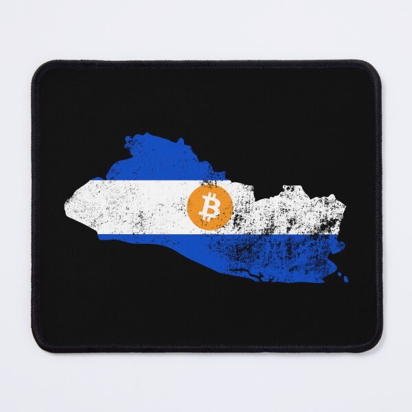 Item preview, El Salvador Map Bitcoin Grunge designed and sold by CyberRex.