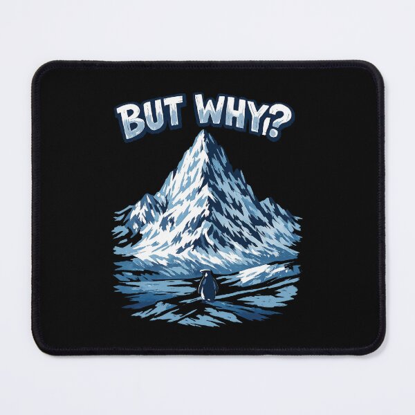 Item preview, But Why Penguin - Funny Nihilist Hiking 2 designed and sold by Saitokuu7Art.