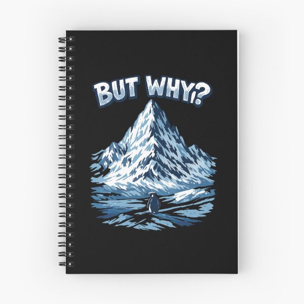 Item preview, But Why Penguin - Funny Nihilist Hiking 2 designed and sold by Saitokuu7Art.