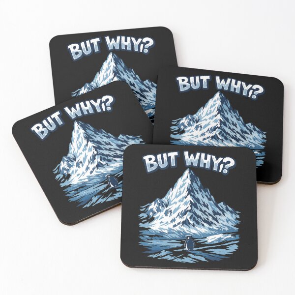Item preview, But Why Penguin - Funny Nihilist Hiking 2 designed and sold by Saitokuu7Art.