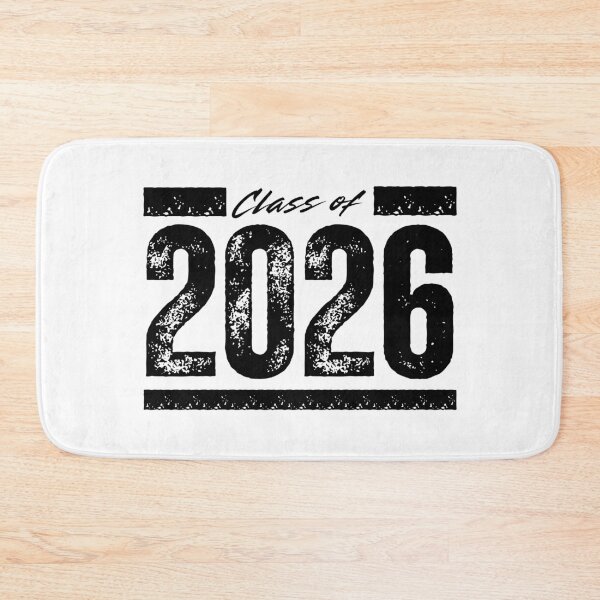 Item preview, Class of 2026 – Bold Graduation Design with Distressed Vintage Style for Seniors and Grads Black 2 Style Font designed and sold by GFamilyC.