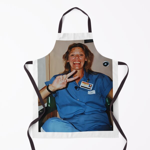 Item preview, Aileen Wuornos - Iconic Peace Sign Portrait - Vintage True Crime Documentary T-Shirt designed and sold by claydunker.