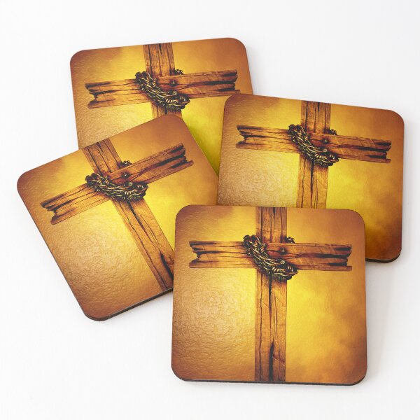 Item preview, Wooden Cross With Crown Of Thorns designed and sold by James DeFazio.
