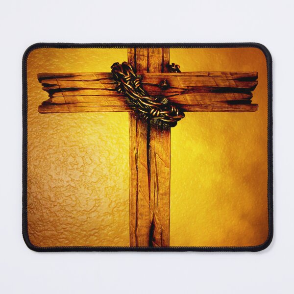 Item preview, Wooden Cross With Crown Of Thorns designed and sold by James DeFazio.