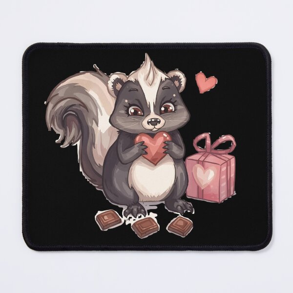 Item preview, Skunk holding a heart 3 designed and sold by Neon G.