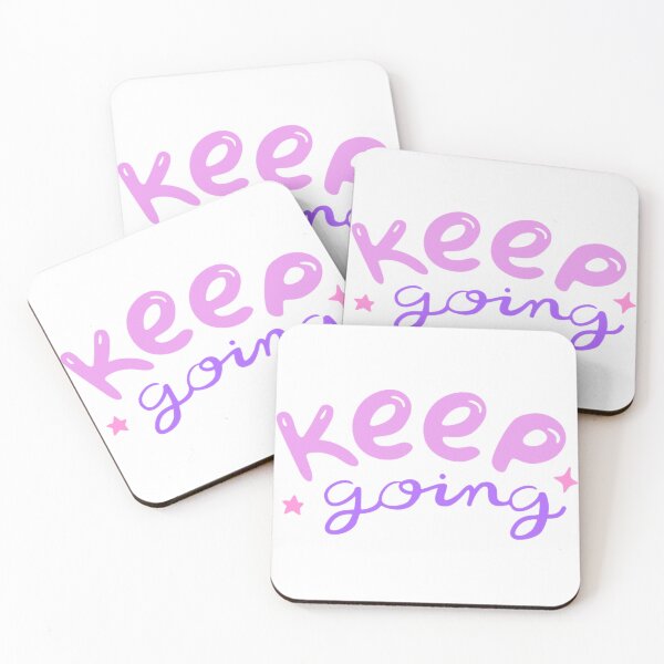 Item preview, Keep Going Motivational Purple Quote designed and sold by Bliss Studio.