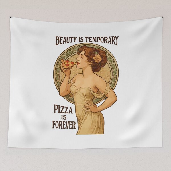 Item preview, Pin-Up Pizza Art – Beauty Is Temporary designed and sold by Pineapple-Tree.