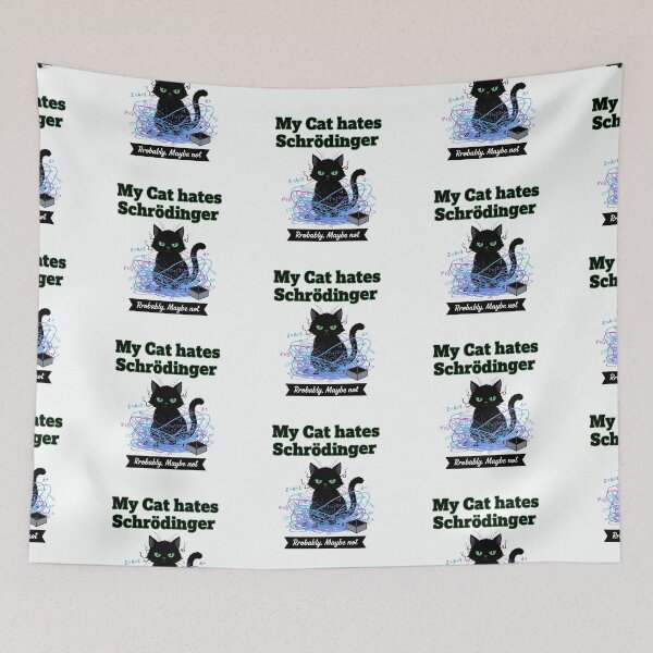 Item preview, My Cat Hates Schrödinger. Cat designed and sold by Artquinox.