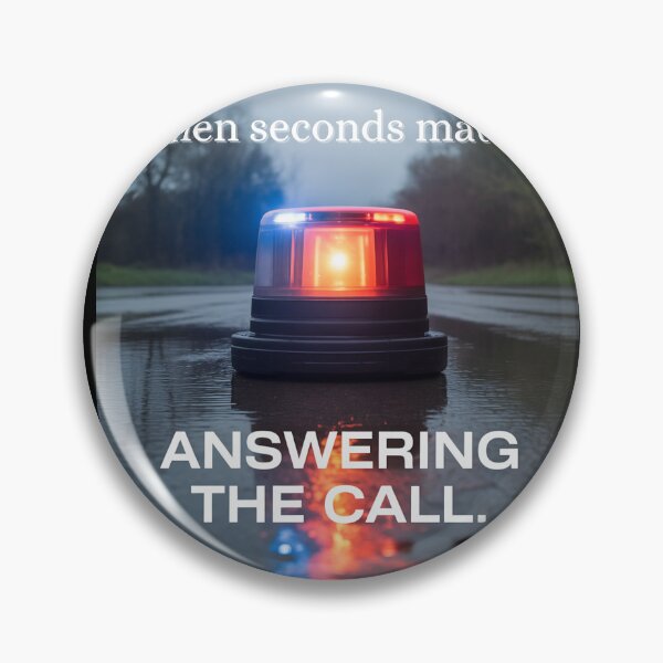 Item preview, When Seconds Matter Answering the Call Emergency Lights Design designed and sold by FreeFromDefault.