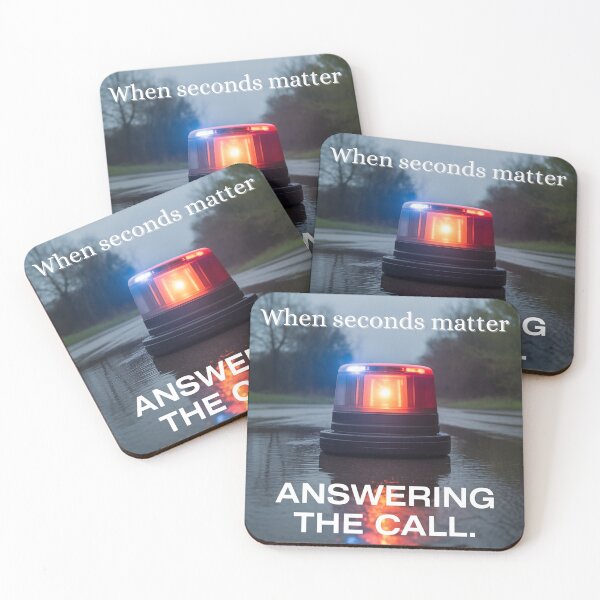 Item preview, When Seconds Matter Answering the Call Emergency Lights Design designed and sold by FreeFromDefault.