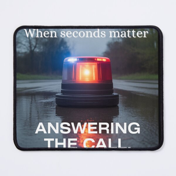Item preview, When Seconds Matter Answering the Call Emergency Lights Design designed and sold by FreeFromDefault.