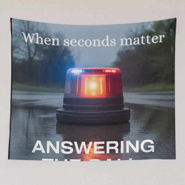 Item preview, When Seconds Matter Answering the Call Emergency Lights Design designed and sold by FreeFromDefault.