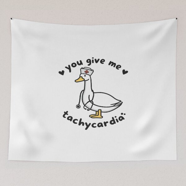 Item preview, you give me tachycardia,Nurse Valentine's Day designed and sold by CloudyPress.