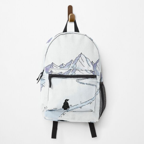 Item preview, A Penguin Walking Toward Mountains designed and sold by Jagyasini Singh.