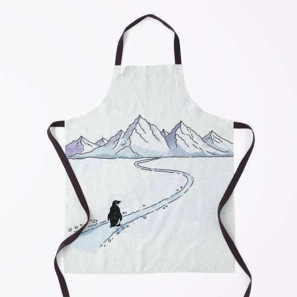 Item preview, A Penguin Walking Toward Mountains designed and sold by Jagyasini Singh.